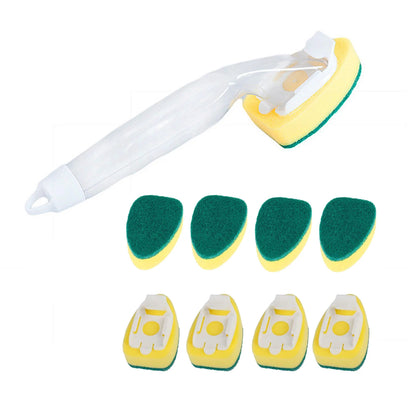 Refillable Dish Wand Scrubber