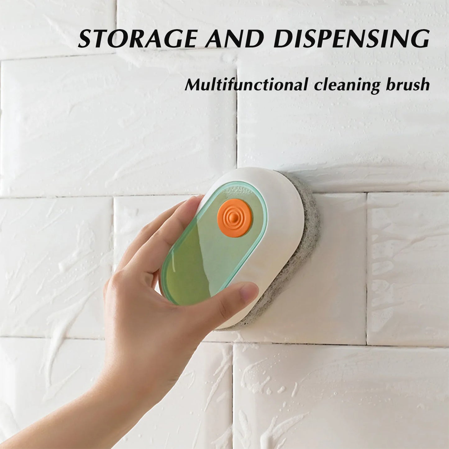 Refillable Dish Wand Scrubber